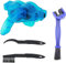 Bike Chains Scrubber Gear Brush Chain Cleaner Kit,4 in 1 Maintenance Cleaning Tool Set for Bicycle MTB -Tool Gear Sprocket Cycling-MGIA Tech 4pc SET(Blue)