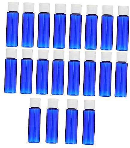BUGUUYO 20 Pièces Embouteillée De Lotion Vide Flacon De Parfum Rechargeable Bouteilles De Liquide Cosmétique Mini-parfums Plastique Flacon Compte-gouttes Voyage Liquide Vaisselle