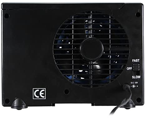 GRIRIW Enfriador De Aire Evaporativo Para Automóvil 12 V Aire Acondicionado Portátil Para Automóvil Ventilador De Enfriamiento De Bajo Ruido 2 Velocidades