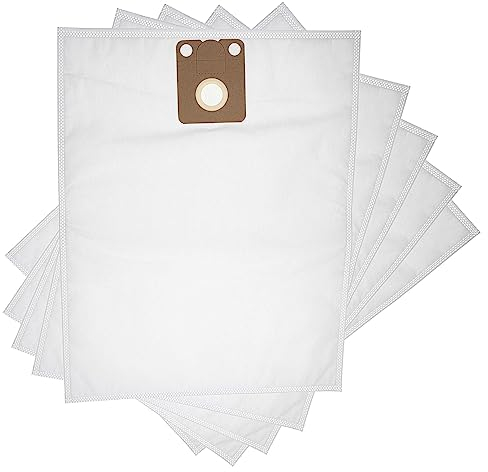 vhbw 5x Sacs compatible avec Nilfisk VC 300, Thor ECO, VP300 eco, VP300 HEPA aspirateur - microfibre non tissée, 42,5cm x 27cm blanc
