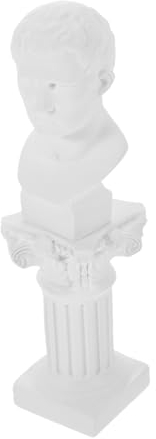 OUNONA 1 Satz Statuenverzierungen Wohnkultur Römische Säule, griechische Statue griechische Retro-Figur Ornament Kunsthandwerk aus Kunstharz Säulendekoration Säulenständerdekoration Mini