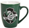 Elbenwald Harry Potter Tazza Logo di Serpeverde - Capacità 300 ml, Altezza 10 cm - Ceramica Verde
