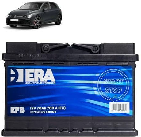 Batteria 70Ah EFB per Volkswagen Golf VIII 8 2.0 TDI GTD gasolio 2019+