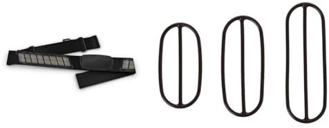 Garmin HRM-Dual - Premium Heart Rate Monitor Chest Strap, Real Time Heart Rate Data via Bluetooth Low Energy, ANT+, Black & Replacement Bands for Cadence Sensor
