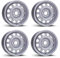 4x Alcar Stahlfelgen 4-8950 6.0Jx15 ET35 4x100 kompatibel mit Volkswagen Corrado Golf II Jetta Passat