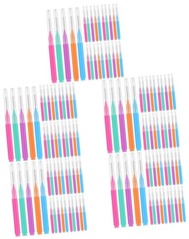 Mobestech 5 Sätze Interdentalbürste Fleck Bild Reinigungsbürste Bausatz Sauber Platzen Zahnzwischenraumreiniger Zahnzwischenraumputzer Zahnstocher Für Zahnbürste 50 Stück * 5