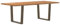 vidaXL Esstisch mit Baumkanten 220x100x74 cm Massivholz Eiche, Küchentisch, Restauranttisch, Tisch Restaurant, Esszimmertisch, Bistrotisch