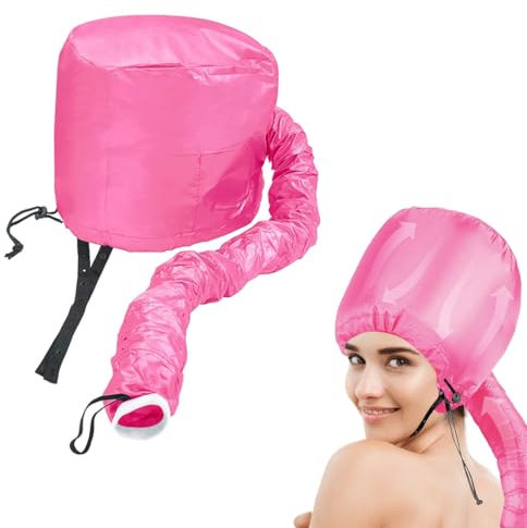 KUMSODE Attachment for Hair Dryer, Helmet Drying Cap for Hair, Hair Dryer with Elastic Band for Hair Dryer Hood Attachment, for Women and Girls, Wet, Thick Hair