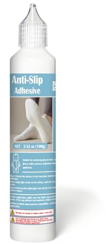 INNOVAYOU 3.5oz Sock Stop(Transparent), Anti-Rutsch Socken Kleber Transparente wasserdichte Gewebefarbe, Waschbar, Slip Socken Kleber passend für Socken, Haustier Socken, Decken