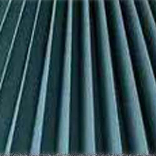 BAOFUYA Pantalla de Lámpara E27, Lámpara Plisada de Tela, Pantalla de de Mesa de 25cm para Dormitorio y Oficina (pantalla verde gris)