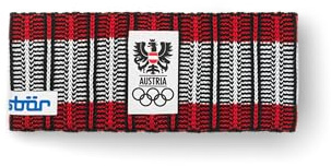 Eisbär Stirnband Herren & Damen Cortina Rot - Olympic Team Austria 2026 | Ausstattung des Olympia Team Austria 2026, Merino Headband, mit Fleece, schützt vor Kälte und Wind, gefüttert, weich, warm