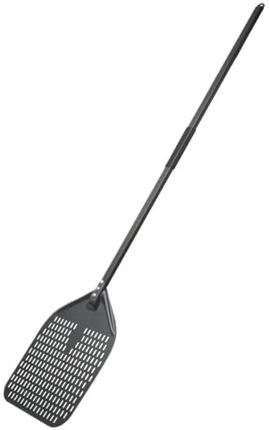 UDHSNJZG Pala Per Pizza Pala for pizza da 12/13/14 pollici con manico lungo, pala for in lega(13 inch Black)