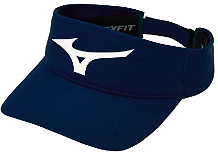 Mizuno Unisex-Erwachsene Diamond Visor Visier, Navy-Weiß, Einheitsgröße