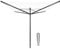 Brabantia - Tendedero Rotary Lift-O-Matic - con Soporte para jardín - Ajustarlo fácilmente a tu Altura - Cuerdas resisitentes a los Rayos UV - Antideslizantes - Gira con Facilidad - Anthracite - 50m