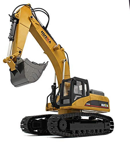 s-idee® Vollmetall Bagger V4 1:14 23 Kanal mit Rauch und Sound Huina 1580 580 Metallbagger Neue Vers