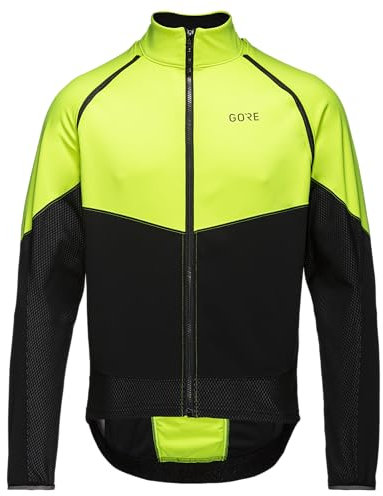 GORE WEAR Herren Fahrrad-Jacke Phantom, GORE-TEX INFINIUM, XXL, Neon-Gelb/Schwarz