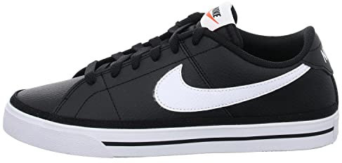 Nike Herren Court Legacy Solid, Black White Gum Light Brown, 43 EU