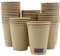 BAMI EINWEGARTKEL | Pappbecher | Kaffeebecher | Einwegbecher | Braun, Pappe Kraftpapier, 12oz. 300ml | NACHHALTIG | 100 Stück