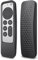 Fintie 2-in-1 Schutzhülle für 2022/2021 Apple TV Siri Fernbedienung und Apple AirTag – Leichte rutschfeste Stoßfeste Hülle für Apple TV 4K / HD Siri Remote Controller (3. /2. Gen), Schwarz