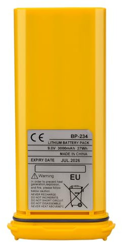 9,0 V 3000 mAh ICOM BP-234 Ersatz-Lithiumbatterie für Icom IC-GM1600, IC-GM1600E, IC-GM1600K, GM1600DU71 GMDSS Radios Einweg-Reservebatterie