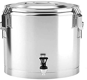 ANSNOW Stainless Steel Mulled Wine Stove, Hot Water Dispenser, Tea, 10 Liter, Tea Maker, Tea Kettle, Commercial Hot Drink Dispenser for Buffet and Party