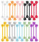 BaYuYPOO Magnetische, handgeformte Kabel-Organizer, Clips, Ohrhörer, Kabel, Schulbinder, wiederverwendbare Magnete, Kabel, Büro, D3V5 STR Manager