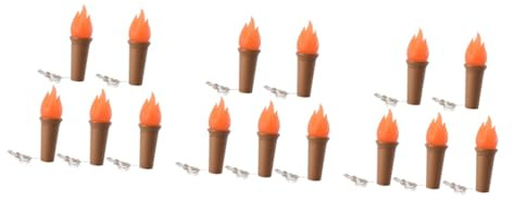 SOLUSTRE 3 Sätze Lichterketten Aus Kork Nacht Lichter Flameless Kerzen Ladung Led Flaschenlampe Led Flaschenleuchte Flammenförmige Lichter Batteriebetriebene Korklichter Plastik 5 Stück * 3