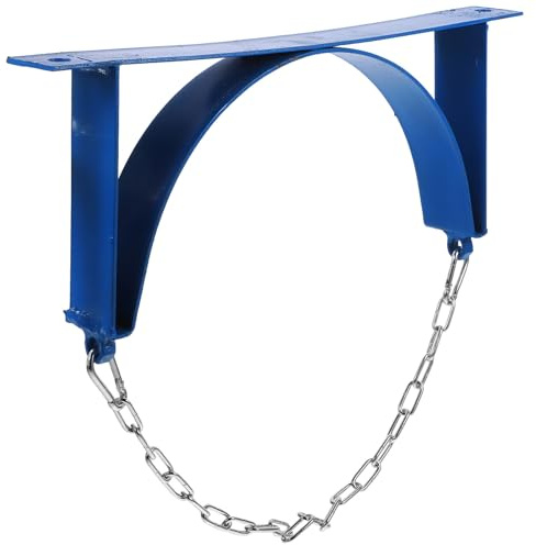 HEALLILY Heavy Duty Wall Mounted Propane Tank Mount Gas Bottle Holder Bracket Made of Iron Not Easy to Deform Suitable for Propane Tanks in Factories and Stores