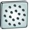bath & more 150012341 Seitenbrause Quadrat, 50mm Ø, 1- strahlig, chrom