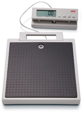 seca Personenwaage 869 mit Kabelfernanzeige, Teilung 100 g, Tragkraft 250 kg