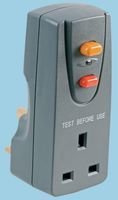 Masterplug Safety RCD Plug-in Adaptor 13A 240V