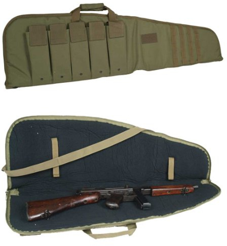 Mil-Tec Rifle Case mit Gurt Oliv 100cm