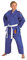 DanRho Judoanzug Yamanashi mit Schulterstreifen, blau, Größe:120 cm;Farbe:Blau