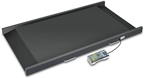 Waage für Transportliegen mit niedriger Bauhöhe für bequemes Auffahren [Kern MWS 300K-1LM] mit Eich- und Medizinzulassung, Wägebereich [Max]: 300 kg, Ablesbarkeit [d]: 100 g