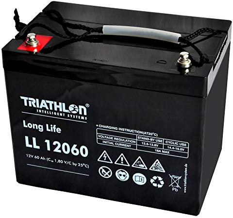 Triathlon Longlife AGM batterie de l'appareil 12 volts batterie polaire plomb 60AH