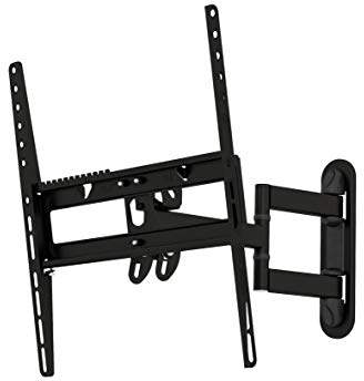 AVF Full Motion Long Extension TV Wall Mount for Most 25 to 55 in Black