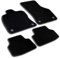 Bär-AfC Auto Fußmatten Basic passend für Citroen C1 2005-2012, Autoteppiche Nadelvlies Schwarz, Rand Kettelung Schwarz, Set 4-teilig, CI00519