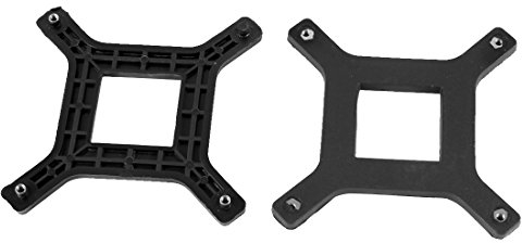 sourcing map 2 Stueck CPU Kuehlkoerper Luefter Halter Backplate Fuer Sockel LGA775 Mainboards DE de
