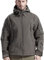 FREE SOLDIER Giacche Militari Softshell da Uomo Fodera in Pile da Esterno Giacca Antivento Impermeabile con Cappuccio Giacche tattiche Calde Multitasche per Escursioni di Caccia (Grigio,2XL)