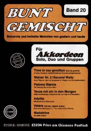Verlag Ecora BUNT GEMISCHT 20 - arrangiert für Akkordeon - (für EIN bis Zwei Instrumente) [Noten/Sheetmusic]