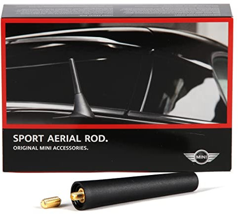 BMW Mini Antenne Mast - Sport Kurz Stab (105 mm Länge) Cooper S JCW Cooper S Coop. S JCW GP Cooper S Coop. S JCW Cooper S Coop. S Bev Coop. S JCW Cooper S Coop. S JCW Cooper S
