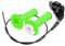 Manopola in gel per manubrio di motocicletta, Manopola comando acceleratore, 2 pezzi, misure 22,22 mm, con cavo per moto da corsa Pit bike Dune Buggie da 110 cc a 125 cc