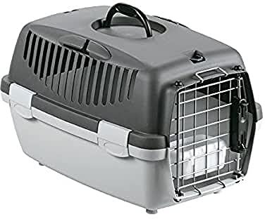 Beeztees 715050 Transpbox Gulliver 1 Delux, grau/dunkelgrau, 48 x 32 x 31 cm
