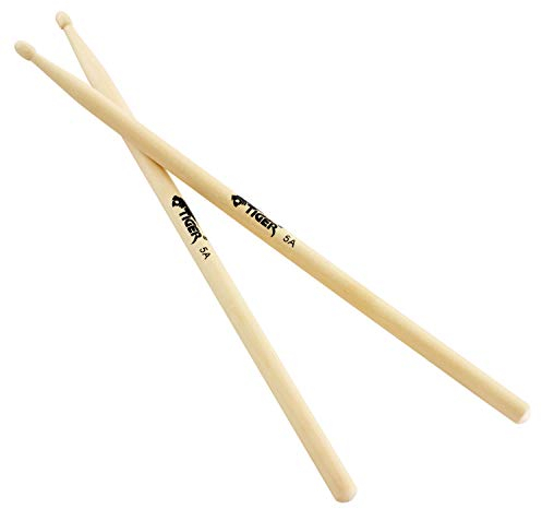 TIGER Music Confezione da 35 A Punta In Legno 5A Wood Tip 1 Pair