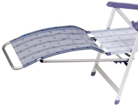 Camp 4 Fußstütze Malaga Compact XXL, blau/beige, 910127