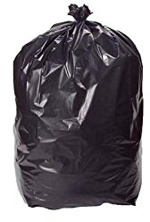 Sac Poubelle Noir Haute Résistance - 160 Litres/paquet de 100 sacs