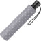 Mini-Taschenschirm Damen Flash Auf-Automatik - Dots (grau)