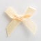 Mini Satinschleife 3cm aus 6mm Band (100 Stück) - Creme
