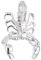 Vinani Damen Anhänger 925 Silber - Skorpion glänzend aus 925 Sterling Silber für Frauen & Herren Charms ASC-EZ