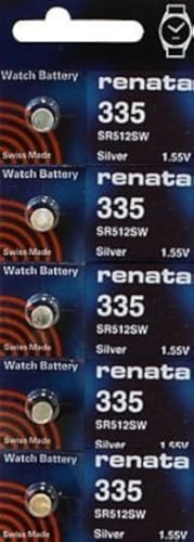 335 Watch battery - Strip of 5 Batteries